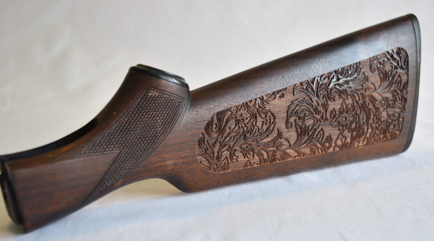 hunting ou shotgun gun metal engraving patterns